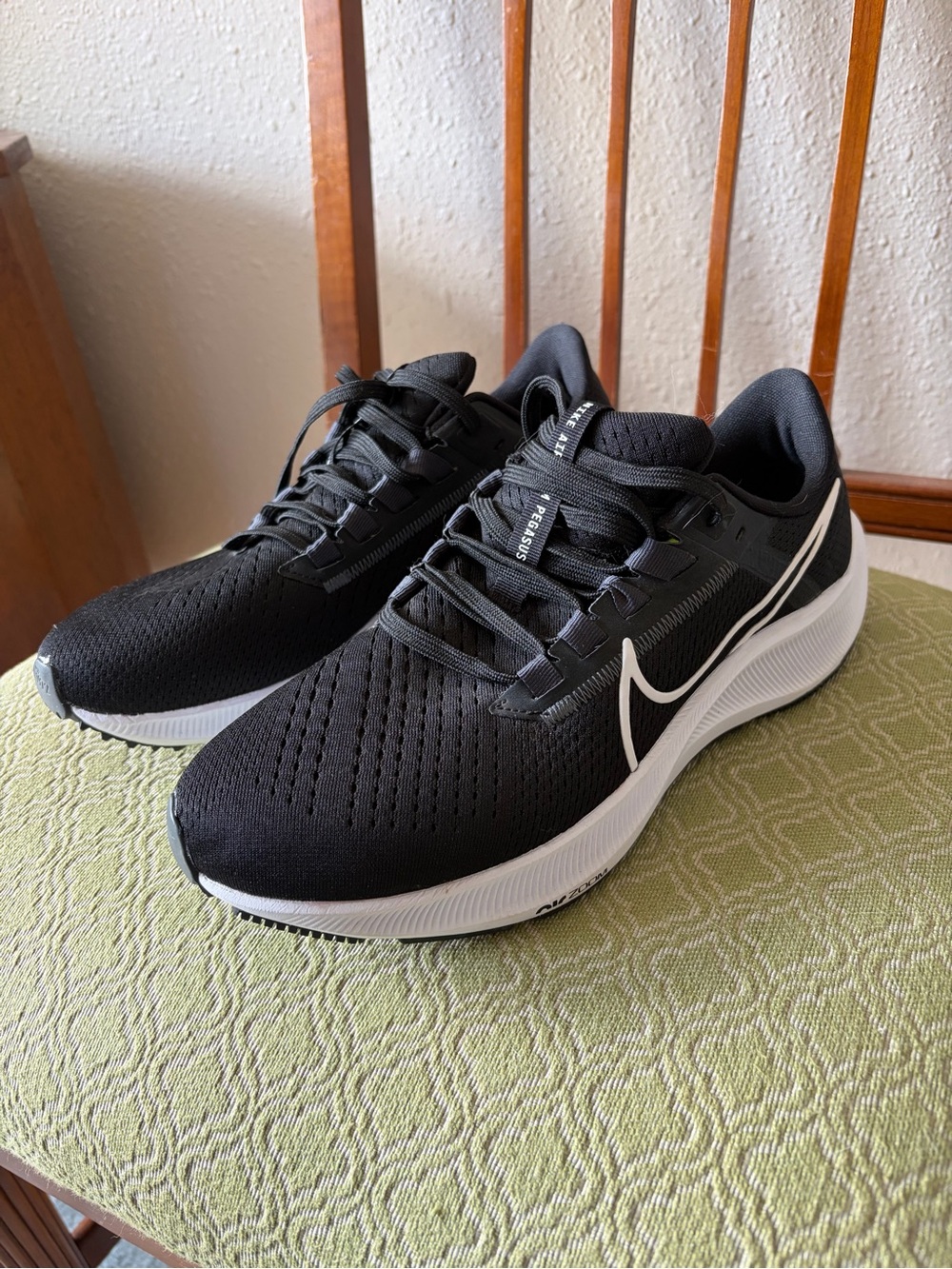Nike Men's Pegasus Black/White Running Shoes